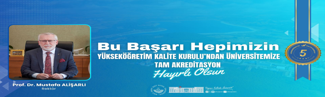 Üniversitemiz YÖKAK’tan “Tam Akreditasyon” Aldı